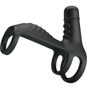 PRETTY LOVE - Elastische weiche Silikon-Extensionshülle mit 10 Vibrationsmodi