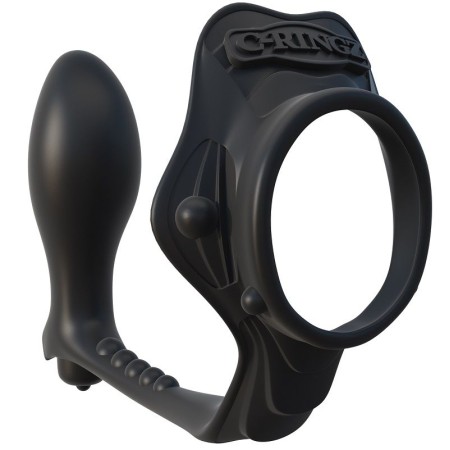 FANTASY C-RINGZ - ROCK HARD Potenzring mit Analplug