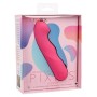 CalExotics Pixies Curvy Rosa - Flexibler Silikon-Massagestab mit 10 Vibrationsmodi