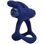 PRETTY LOVE - Francisco Doppel-Ring Vibrator Rabbit Blau