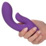 CALEXOTICS - Stella Dual Pleaser Violett - Leistungsstarker Dual-Massagegerät aus flüssigem Silikon