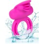 CALEXOTICS - Dual Clit Flicker Enhancer Doppelte Silikon-Vibrationsring in Rosa
