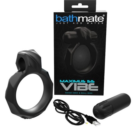 BATHMATE VIBE RING MAXIMUS 55 - Vibrations-Ring aus superweichem Silikon