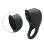 PRETTY LOVE Penisring mit vibrierender Zunge, schwarz