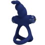 Pretty Love Luchito Doppel-Vibrationsring Rabbit Blau
