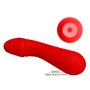 PRETTY LOVE CETUS Wiederaufladbarer Roter Vibrator mit G-Punkt Funktion