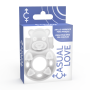 CASUAL LOVE - Ring 26 Transparenter Vibrationsring mit Hasenmotiv