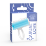 CASUAL LOVE - Ring Zungenvibrator Blau