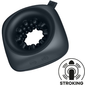 SATISFYER Ring Stroker Masturbator & Vibrator – Kompakter Silikonring mit 12 Vibrationsprogrammen