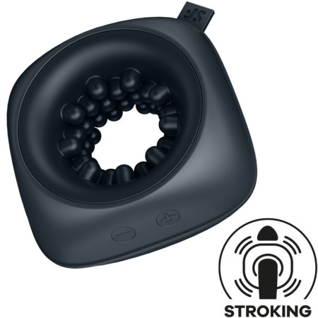 SATISFYER Ring Stroker Masturbator & Vibrator – Kompakter Silikonring mit 12 Vibrationsprogrammen