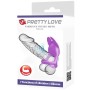 PRETTY LOVE - SILAS Vibrations-Penisring aus lila Silikon mit 7 Vibrationsmodi