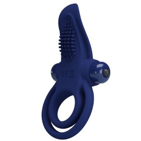 PRETTY LOVE Bronson Doppelt Vibrationsring Blau
