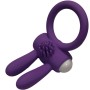 ARMONY - Mr Bunny Vibrationsring aus Silikon, lila