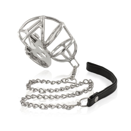 METAL HARD - Metallischer Keuschheitsring mit Riemen