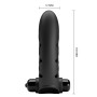 PRETTY LOVE Vance Finger Vibrator mit schwarzem Hasen-Design