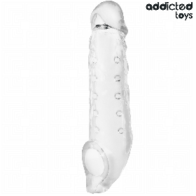Addicted Toys Transparente Penisfutter Größe M 27 cm