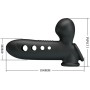 PRETTY LOVE Crane Penis Sleeve mit Airbag, Schwarz