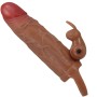 PRETTY LOVE OSMAR Penis Sleeve mit Vibrations-Clitoris-Stimulator