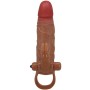 PRETTY LOVE OSMAR Penis Sleeve mit Vibrations-Clitoris-Stimulator