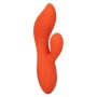 CALEXOTICS - Stella Dual Teaser Orange, flexibler Dual-Vibrator aus flüssigem Silikon