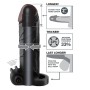 FANTASY X-TENSIONS - Penisverlängerung mit Vibrator Real Feel 2 Schwarz