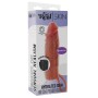 GET REAL - Hydrated Skin Silikon Penisvibrationshülle Caramel 16 cm