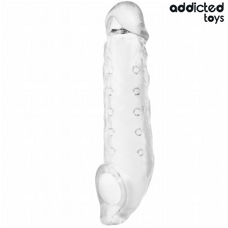Addicted Toys Transparente Penis-Hülle Größe S 23 cm