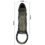 BAILE Penis-Extender mit Hodengurt 11,5 cm - Realistisches TPR-Material