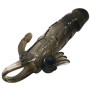 BAILE Brave Man Penishülle mit Klitoris- und Analvibrator, 16,5 cm, Schwarz