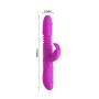 PRETTY LOVE WARD RABBIT UP & DOWN - Dualmotor Vibrator aus weichem Silikon