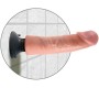 KING COCK - 23 cm realistischer vibrierender Dildo in Naturfarbe