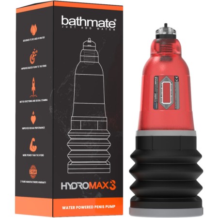 BATHMATE - HYDROMAX 3 ROT Penis-Vakuumpumpe