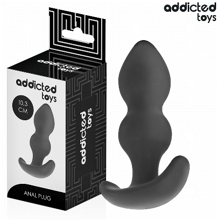 ADDICTED TOYS - Analplug aus Silikon Größe S, 10,3 cm