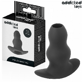 Addicted Toys Hohl-Analplug aus Silikon Größe S, 7,3 cm