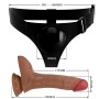 PRETTY LOVE Universal Harness Slips mit vibrierendem und spritzendem Dildo 15,5 cm Mulato