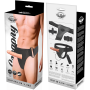 HARNESS ATTRACTION - Hohles Gregory Strap-On mit Vibrator 16,5 cm x 4,3 cm