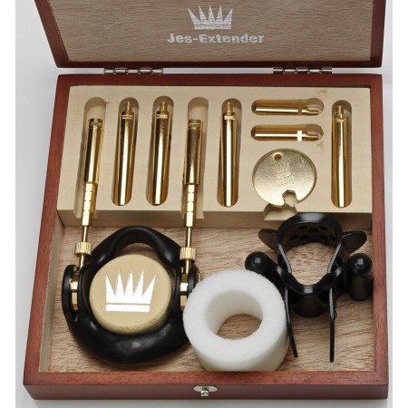 JES-EXTENDER Goldbeschichteter Penisverlängerer – Medizinisch zertifiziert