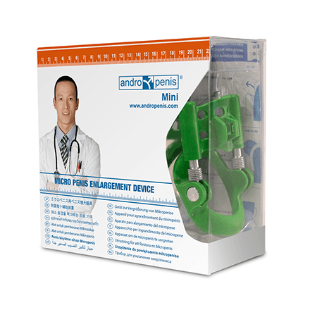 ANDROPENIS MINI - Penisverlängerungsgerät für Männer mit weniger als 8 cm im erigierten Zustand