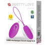 PRETTY LOVE - Joanna Vibrations-Ei mit Fernbedienung, 12 Modi