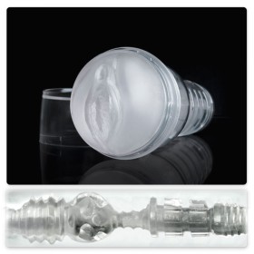Fleshlight Ice Lady Crystal Vagina – Transparenter Masturbator aus hochwertigem Cyberskin