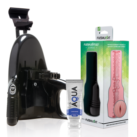 Fleshlight Go Pink Lady Surge Vagina + Universal Launch + Aqua Quality Gleitmittel 50 ml