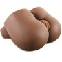 EXTREME TOYZ - Realistischer Masturbator Vagina und Anus Schwarz Extra Real