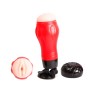 CRAZY BULL - Flora Vagina Masturbator mit Vibrationsbasis und Saugnapf