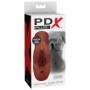 PDX PLUS - Perfect Pussy Double Stroker Masturbator für Vagina und Anus, Braun