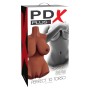 PDX PLUS - Perfect 10 Torso Braun - Realistischer TPE-Torso