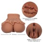 CALEXOTICS - THE HOMECOMING QUEEN Doppel Masturbator Realistisch Caramel
