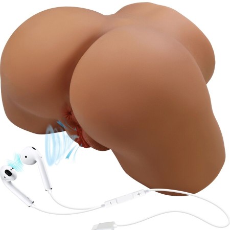 CRAZY BULL - GERIANN Realistischer weiblicher Analvibrator und Sauger mit Sound 5,5 kg