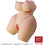 CRAZY BULL - Grace realistischer weiblicher Torso mit Vagina und Anal, 7,5 kg