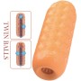 PRETTY LOVE - Twin Balls Masturbator für Männer in Orange