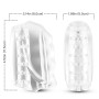 ARMONY Master Masturbator & Vibrator Transparent - Wiederaufladbar und Wasserdicht